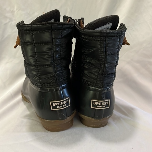 Sperry women’s navy boots size 9 - Picture 3 of 9